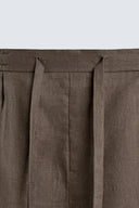 BERMUDA RELAXED FIT 100% LINNEN
