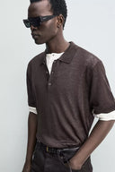 100% LINNEN TRICOT POLO