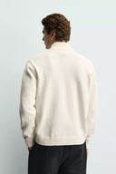 TRICOT VEST MET RITS