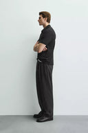 POLO REGULAR FIT MET STRUCTUUR
