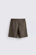 BERMUDA RELAXED FIT 100% LINNEN