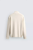 TRICOT VEST MET RITS