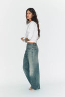 TRF BAGGY BALLOON JEANS MET MIDDELHOGE TAILLE