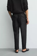RELAXED FIT BROEK 100% LINNEN