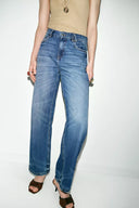 JEANS STRAIGHT FIT HOGE TAILLE