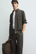 RELAXED FIT BROEK 100% LINNEN