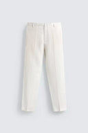 REGULAR FIT BROEK VAN 100% LINNEN