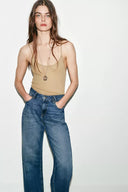 JEANS STRAIGHT FIT HOGE TAILLE