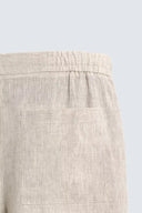 BERMUDA RELAXED FIT 100% LINNEN