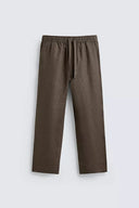 RELAXED FIT BROEK 100% LINNEN