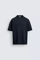TRICOT POLO MET RITS