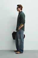 100% LINNEN OVERHEMD REGULAR FIT
