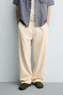 RELAXED FIT BROEK MET VISGRAAT