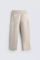 RELAXED FIT BROEK 100% LINNEN