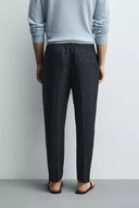 REGULAR FIT BROEK VAN 100% LINNEN