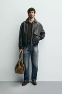 LEREN JACK IN RELAXED FIT