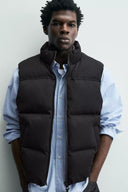 GEWATTEERDE BODYWARMER REGULAR FIT