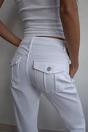 TRF BOOTCUT JEANS MET LAGE TAILLE