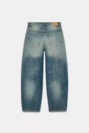 TRF BAGGY BALLOON JEANS MET MIDDELHOGE TAILLE