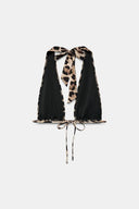TRIANGEL BIKINITOP MET DIERENPRINT