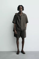 100% LINNEN RELAXED FIT OVERHEMD