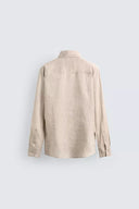100% LINNEN OVERHEMD REGULAR FIT