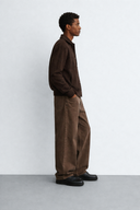 JEANS RELAXED FIT MET GEWAXT EFFECT
