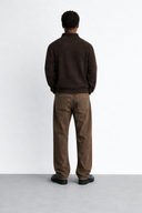 JEANS RELAXED FIT MET GEWAXT EFFECT