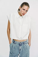 JEANS WIDE LEG PLOOIEN