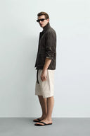 100% LINNEN OVERSHIRT