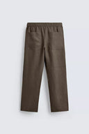 RELAXED FIT BROEK 100% LINNEN