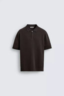 TRICOT POLO MET RITS