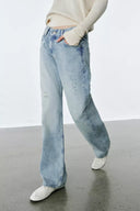 JEANS RELAXED STRAIGHT LAGE TAILLE