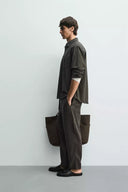 RELAXED FIT BROEK 100% LINNEN