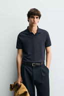 PIQUÉ POLO MET STRUCTUUR