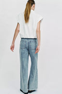 JEANS WIDE LEG PLOOIEN