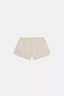 SHORT MET KOORDJES IN VERWASSEN LOOK