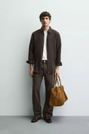 100% LINNEN OVERHEMD REGULAR FIT