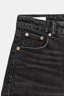 DENIM BERMUDA TRF MOM FIT HIGH WAIST