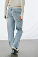 JEANS RELAXED STRAIGHT LAGE TAILLE