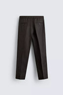 REGULAR FIT BROEK VAN 100% LINNEN