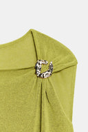 TRICOT TOP MET FOURNITUREN