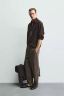 RELAXED FIT BROEK 100% LINNEN