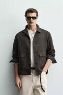100% LINNEN OVERSHIRT