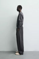 RELAXED FIT JOGGINGBROEK VAN INTERLOCK