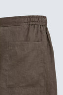 BERMUDA RELAXED FIT 100% LINNEN