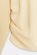 T-SHIRT MET GEDRAPEERDE ZIJKANT