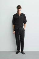 RELAXED FIT BROEK 100% LINNEN