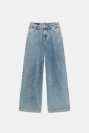 JEANS WIDE LEG PLOOIEN