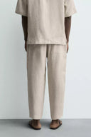RELAXED FIT BROEK 100% LINNEN